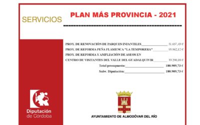 Plan Más Provincia de la Diputación Provincial de Córdoba